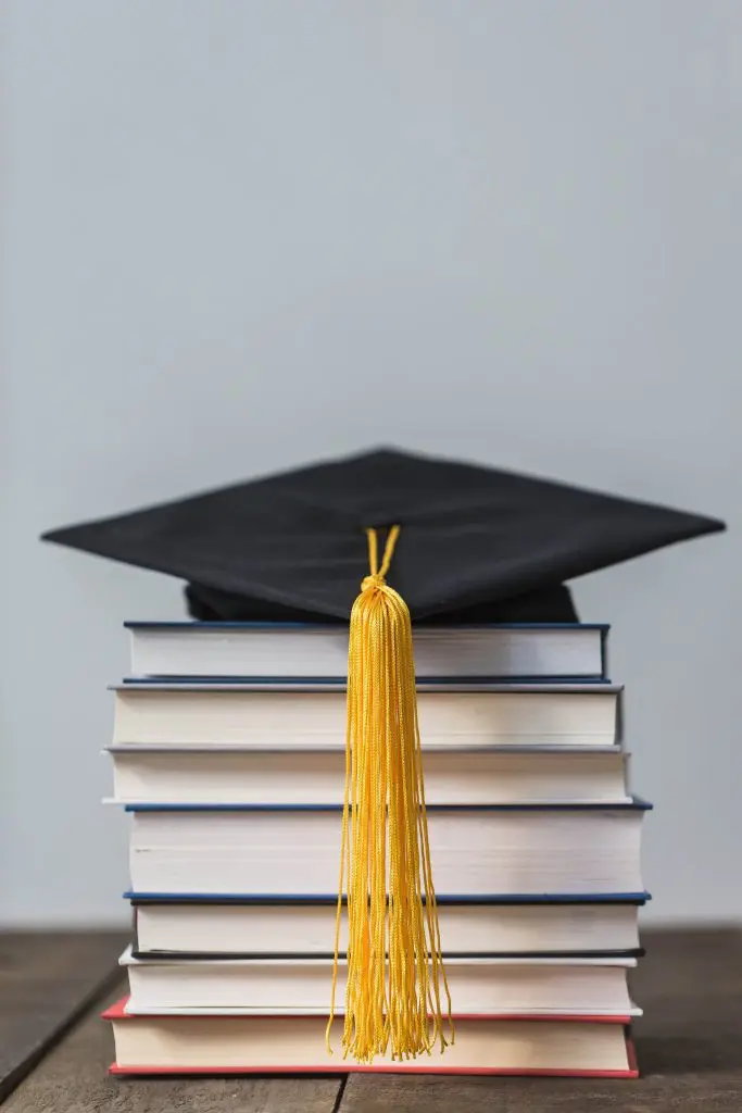 LVN Colleges 2 LVN College Textbooks & Graduation Cap for Licensed Vocational Nursing Alumni