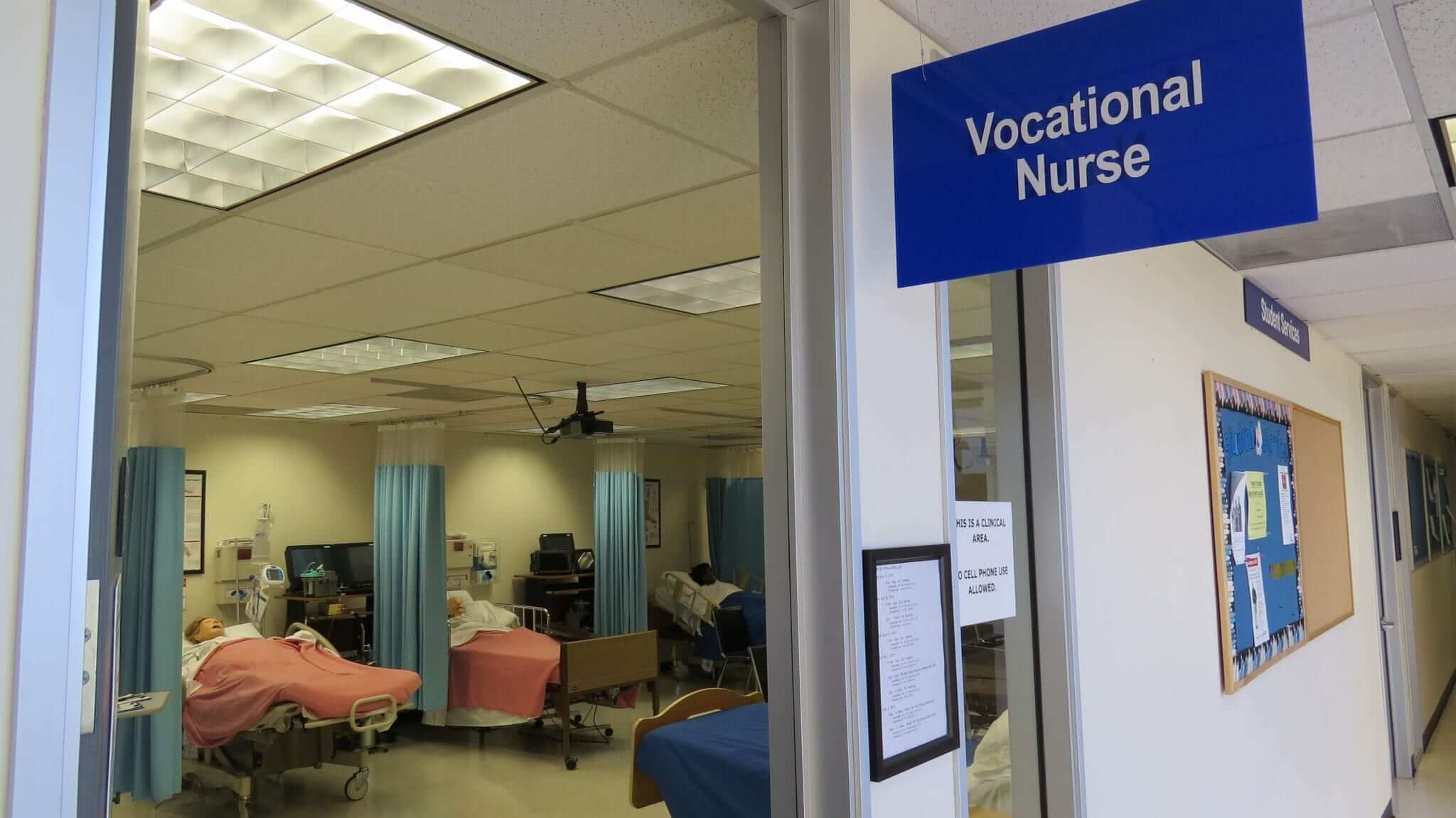 Licensed Vocational Nurse Training School Laboratory Classroom for LVNs