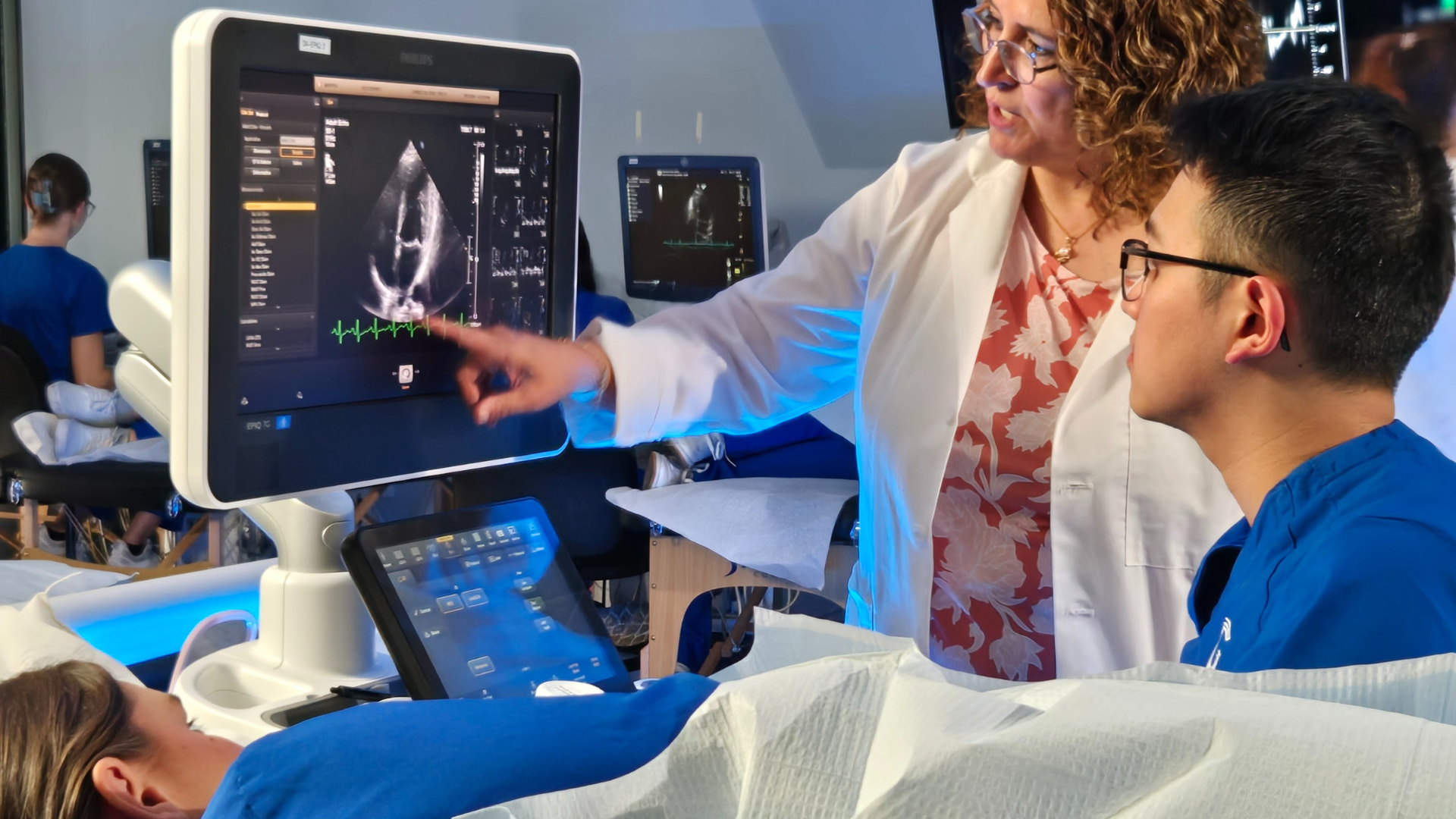 Sacramento Campus A.O.S. in Cardiac Ultrasound Technology Sonography Lab Skills Practice
