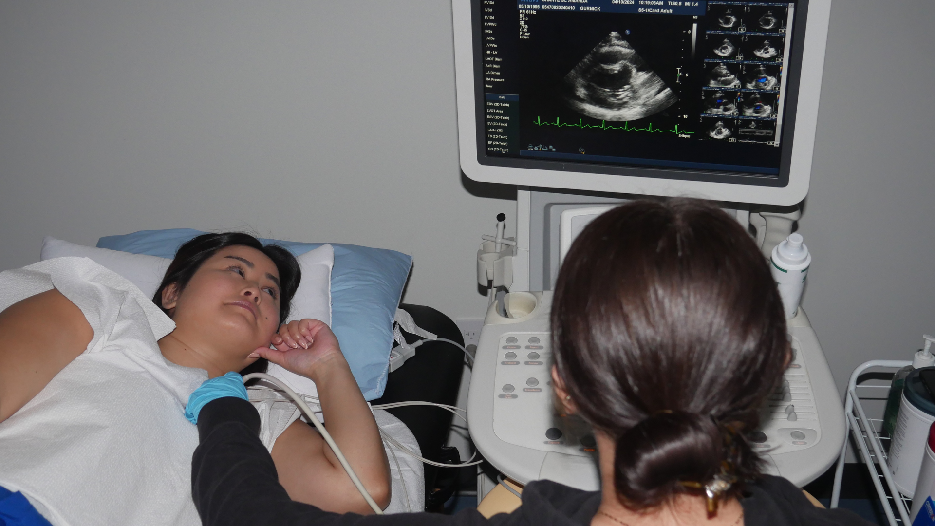 San Jose Campus A.O.S. in Cardiac Ultrasound Technology Sonography Lab Skills Practice