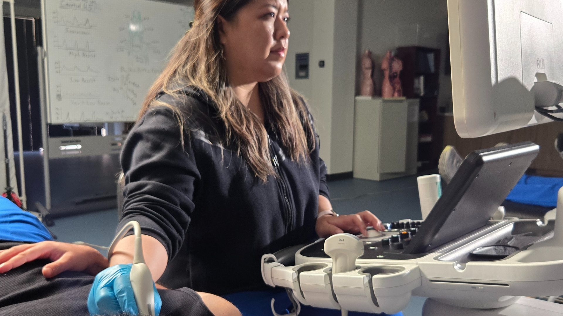 San Jose Campus A.O.S. in Vascular Ultrasound Technology Sonography Lab Skills Practice 